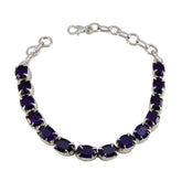 Amelia Purple Tennis Bracelet Online - Gemstone Elegance Amethyst Purple